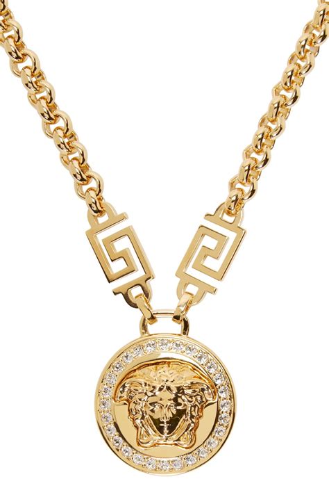 versace gold pendants